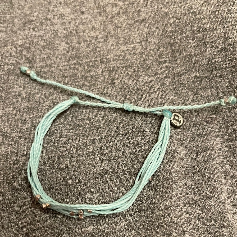 Mint green silver Malibu bracelet